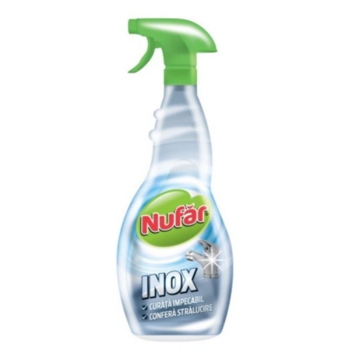 Solutie curatare suprafete inox, Nufar, 500 ml