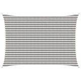 vidaXL P&acirc;nză de umbră Gri deschis și alb. 3 x 6 m HDPE 42032950