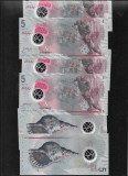Maldive 5 Rufiyaa 2017 Polimer UNC - Bancnota Straine Asia