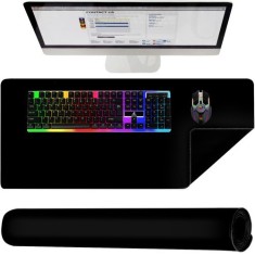 Mousepad gaming, material antialunecare, cauciuc/nailon, 90x45x0,2 cm, negru