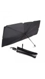 Cumpara ieftin Parasolar Auto Pliabil pentru Masina, in Forma de Umbrela, Rezistent UV, 130,5 x 77,5cm, Negru