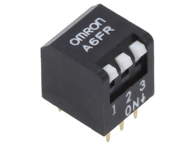 Comutator DIP-SWITCH 3 Secțiuni ON-OFF 24V foto