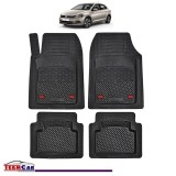 Covorase Auto TeamCar&reg; Tip Tavita Compatibile Volkswagen Polo Mk6 (AW) Hatchback 5 uși (2017&ndash;2025), Cauciuc