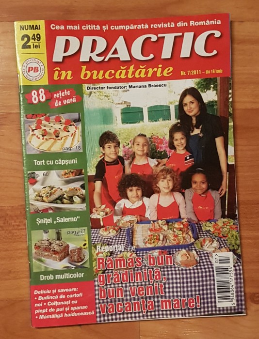 Revista Practic in bucatarie. Nr. 7 din 2011