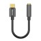 Adaptor audio Baseus L54 Adaptor audio USB-C mini jack 3,5 mm (negru)