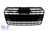 Grila lac negru tip S7 potrivita pentru Audi A7 2015-2017 Performance AutoTuning
