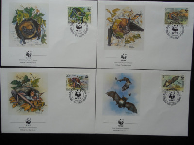 Bulgaria-WWF Lilieci-set complet FDC foto