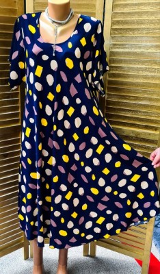 Rochie din Vascoza cod RV 0005 - 54Marimea foto