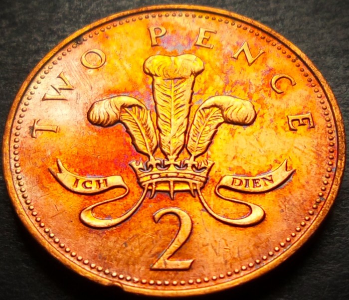 Moneda 2 (Two) Pence - MAREA BRITANIE / ANGLIA, anul 1994 * cod 4271 B = CAMEO