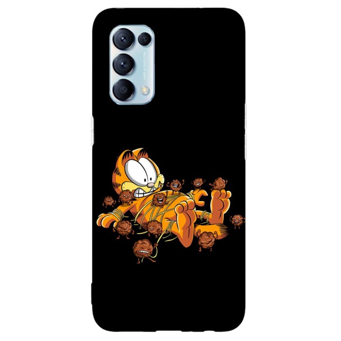 Husa compatibila cu Oppo A5 (2020) model Gartfield Meatballs revenge, Silicon, TPU, Viceversa