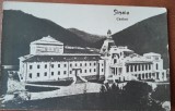 Carte Postala Sinaia, Cazinou Interbelic, 14x9 cm, Alb-Negru, Neutilizata