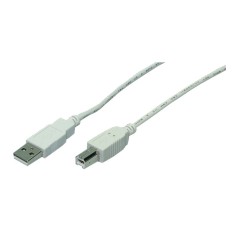 CABLU USB LOGILINK pt. imprimanta, USB 2.0 (T) la USB 2.0 Type-B (T), 5m, gri, &amp;quot;CU0009&amp;quot; (timbru verde 0.18 lei) foto