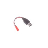 Cablu alimentare li-ion 3.7V USB A tata - mufa JST 2 pin mama 15cm, Generic