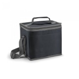 Geanta Termica 9L Negru, Curea Ajustabila, Buzunar Frontal, Picnic, Plaja, Camping