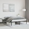 Cadru Pat Metalic Gossi Negru 160x200 cm, Robust, Design Modern, Spațiu Depozitare