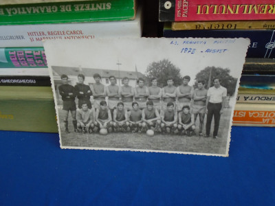 FOTOGRAFIE ECHIPA DE FOTBAL A.S. PRAHOVA PLOIESTI , AUGUST , 1973 foto