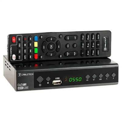 Tuner DIGITAL Terestru DVB-T2 /DVB-T /DVB-C CABLETECH URZ0336C foto