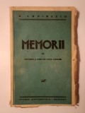 E. Lovinescu (dedicație/ autograf) - Memorii III (Portrete și scene din viața literară)