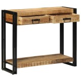 VidaXL Masă de consolă Maro 90 x 33 x 75 cm Lemn masiv de mango