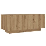Cumpara ieftin Noptiera, stejar artizanal, 100x35x40 cm, lemn prelucrat