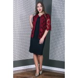 Blaizer macrame Volis Bordo - 56Marimea