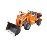 Mini incarcator frontal articulat 4x4 diesel 32 CP, 500 kg, Breckner