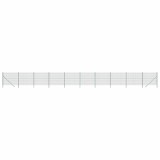 Gard plasa de sarma, verde, 2x25 m, otel galvanizat