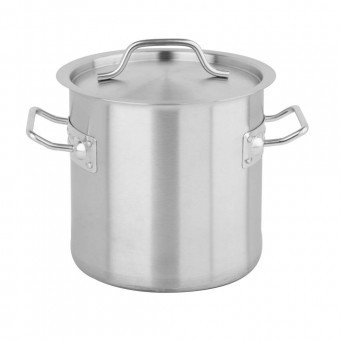 Oala cu capac, Yato, inox, dimensiune 20X20 cm, capacitate 6L