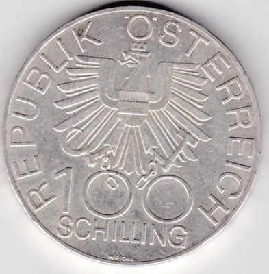 AUSTRIA 100 SCHILLING 1979 foto