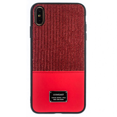 Husa Magnetica iPhone XS Max, Rosu Glitter CTK foto