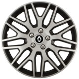 Set 4 Capace Roti 16 inchi (R16) Dakar Gri-Negru, Compatibile Cu Renault