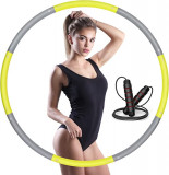 KUYOU - Fitness Ring (Hula Hoop) pentru fitness - Galben NOU