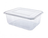 Caserole dreptunghiulare cu capac 2000 ml, 90x230x170 mm, 100 buc./set