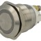 Comutator Anti-Vandalism 2 SPST-NO 2A 36VDC IP65 &Oslash;19mm DUAL LED 12V