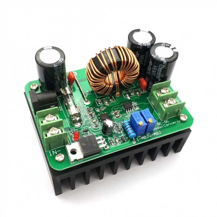 DC-DC converter step-up, IN: 10-60V, OUT: 12-80V ( 600W ) ( 10A ) (DC997)