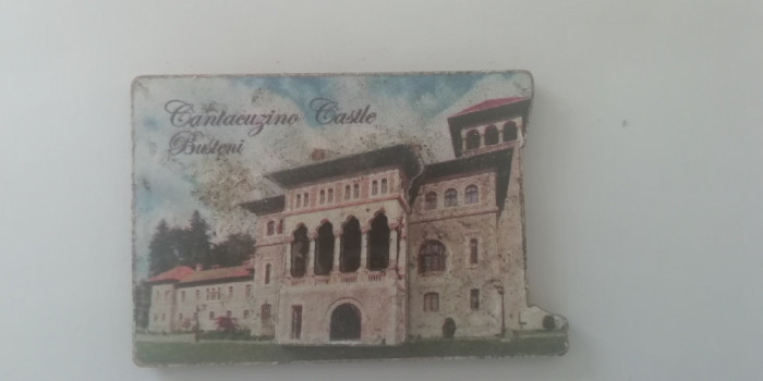M3 C3 - Magnet frigider tematica turism - Castelul Cantacuzino - Romania 29