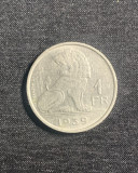 Moneda 1 franc 1939 Belgia