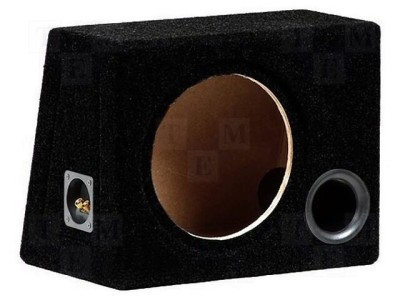 Carcasă difuzor MDF neagră BASSER 250mm, 25l, Frezare 272mm foto