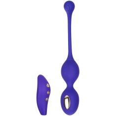 Bile Vaginale Vibratoare E-stimulator Dual Kegel Exerciser Violet