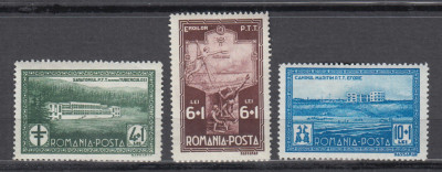 ROMANIA 1932 LP 100 SANATORII PTT SERIE SARNIERA foto