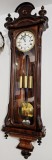 Ceas de perete cu pendul si 3 greutati Austria 1880