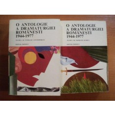 O ANTOLOGIE A DRAMATURGIEI ROMANESTI , VOL I , II 1944-1977 de VALERIU RAPEANU , 1978