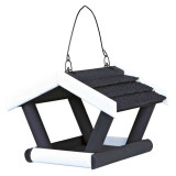 Hranitor Exterior, 17 x 19 x 14 cm, Negru/Alb, 55803