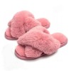 Papuci Damă Fuzzy JaneTroides, 38.5, Roz