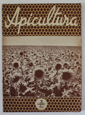 APICULTURA , ORGAN DE INDRUMARE APICOLA A MINISTERULUI AGRICULTURII SI SILVICULTURII , NR. 7 , IULIE , 1957 foto
