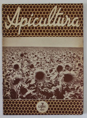 APICULTURA , ORGAN DE INDRUMARE APICOLA A MINISTERULUI AGRICULTURII SI SILVICULTURII , NR. 7 , IULIE , 1957 foto