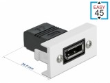 Modul Easy 45 Displayport 8K30Hz M-M 22.5 x 45 mm, Delock 81305