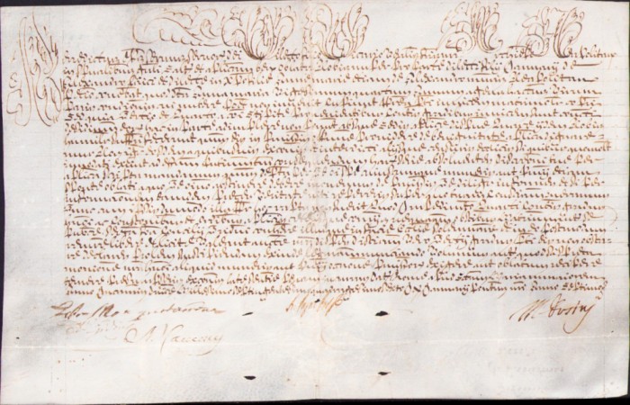 HST PM242N Bulă papală emisă de Papa Benedict al XIV-lea, 1746, pe pergament