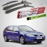 Cumpara ieftin Ștergătoare Renault Laguna II Grandtour Break 2001-2007 | Set Față și Spate Flat &ndash; TeamCar&reg;