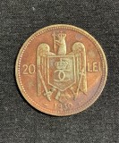 Moneda 20 lei 1930 Paris